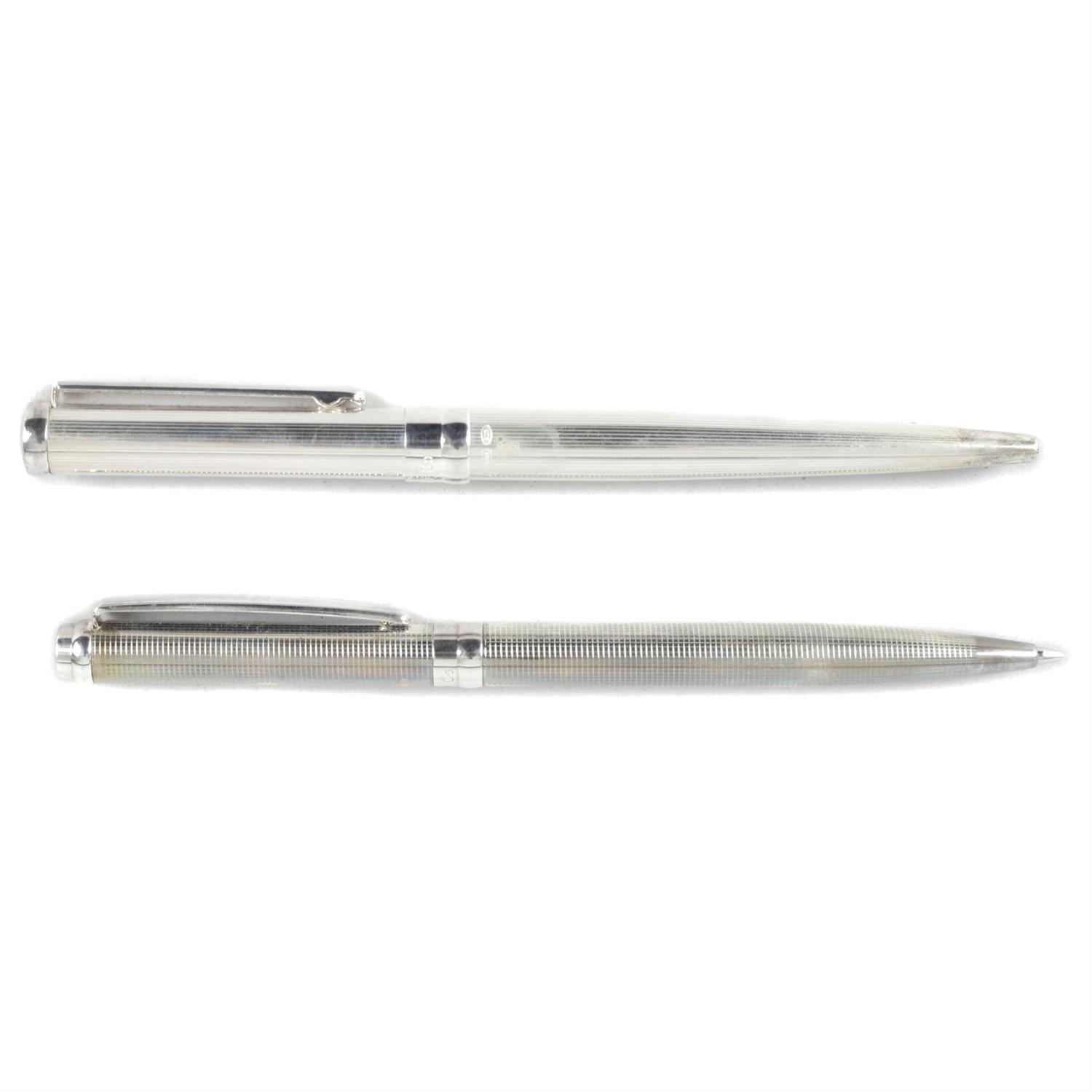 Two sterling silver Icon Pen pen and pencil sets - Image 2 of 2