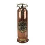1920s copper fire hydrant and a Newbridge Controller time clock