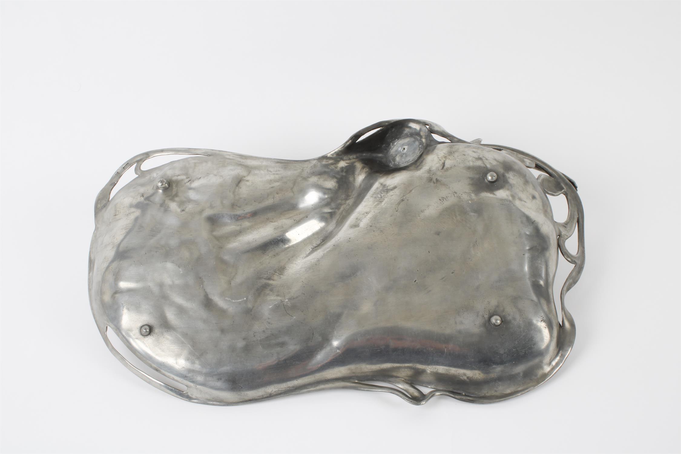 WMF Art Nouveau pewter tray - Image 3 of 3