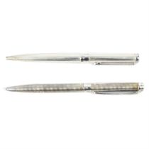 Two sterling silver Icon Pen pen and pencil sets
