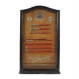 Shop display advertising counter drawers for The Royal Sovereign Pencil Co