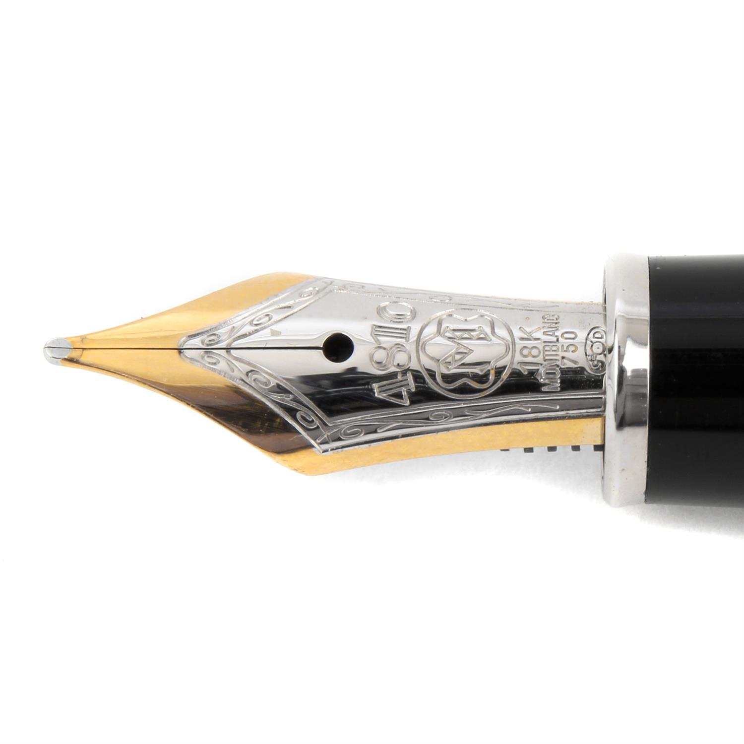 Montblanc Meisterstuck Solitaire carbon fountain pen - Image 4 of 5