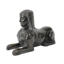 Bronze Egyptian sphinx