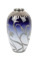 Rosenthal Art Nouveau overlay vase