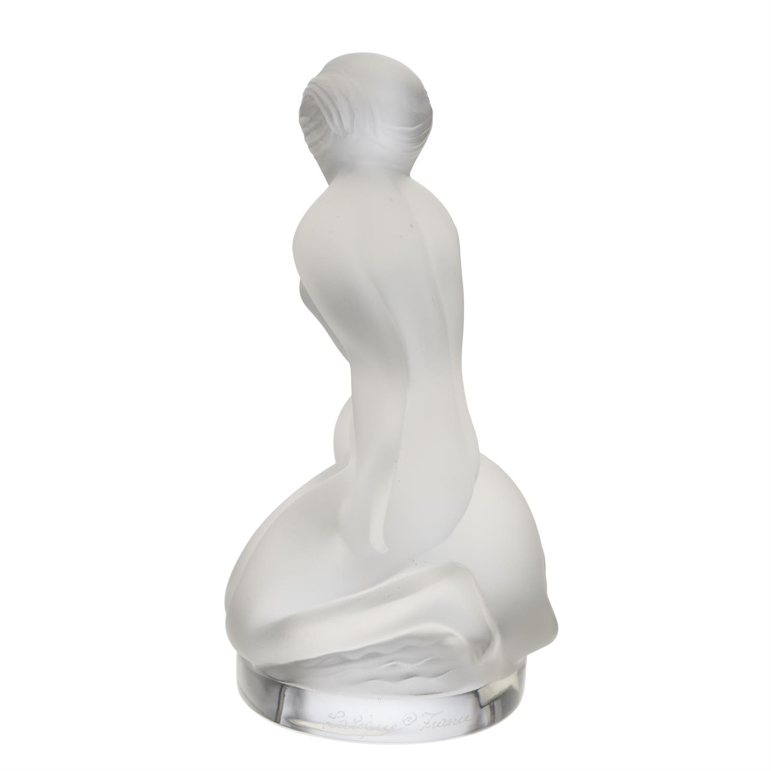 Lalique Glass Nude Leda and The Swan Figurine Paperweight - Bild 2 aus 4