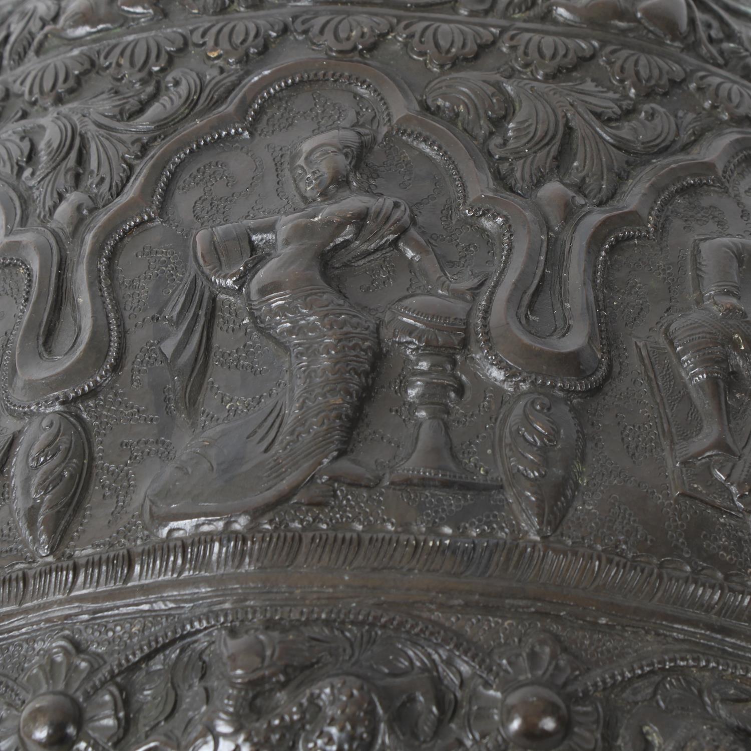 Indian copper jardiniere, possibly Bombay School of Arts and Crafts - Image 5 of 7