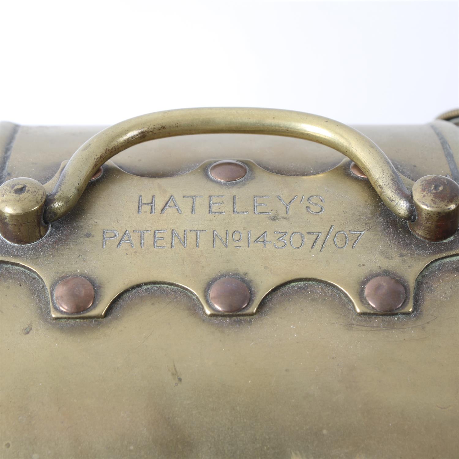 Turner's Patent brass-cased Homing Pigeon clock - Image 5 of 6