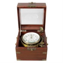 Russian cased ships clock