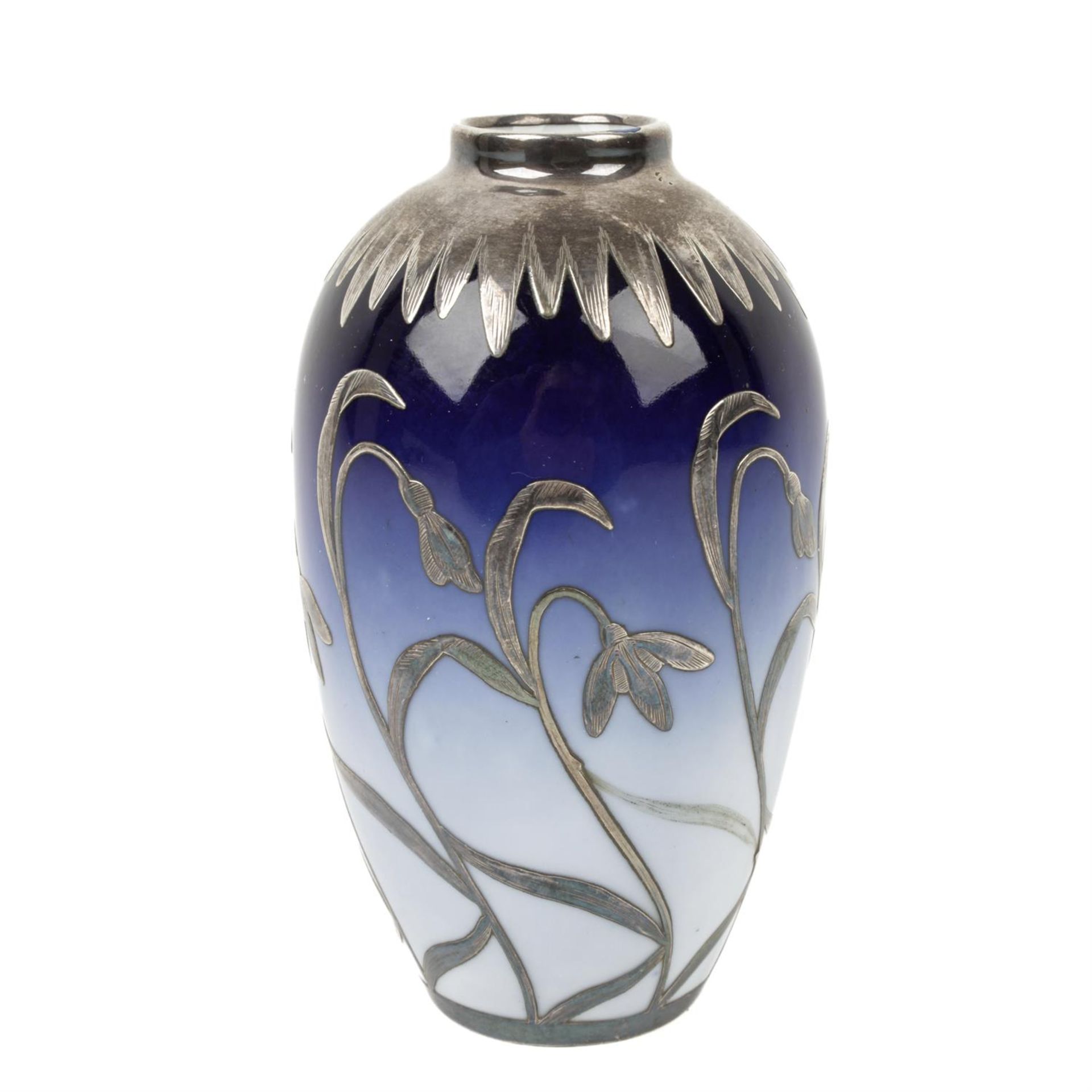 Rosenthal Art Nouveau overlay vase - Image 2 of 4
