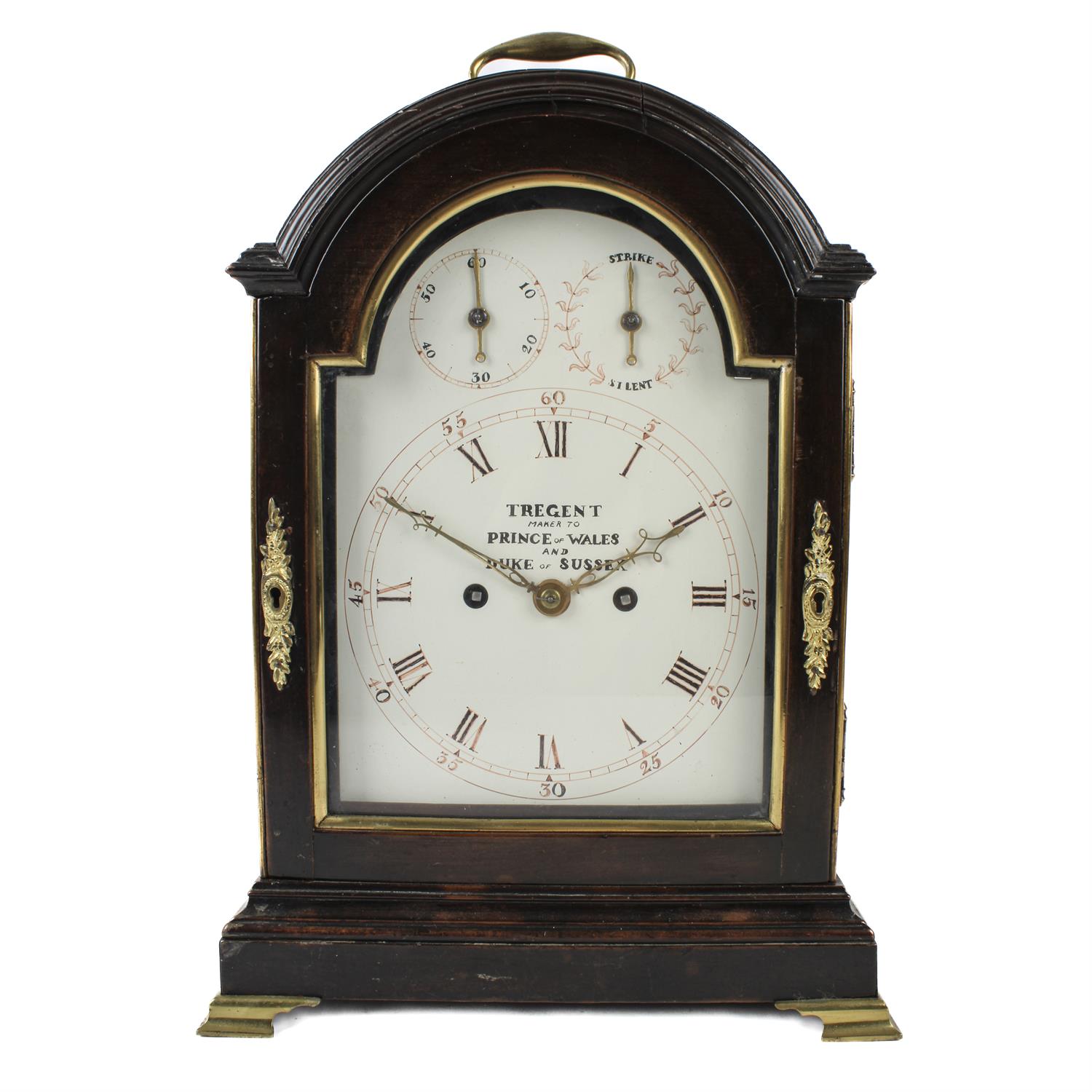 19th Century bracket clock marked Tregent