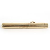 A 9ct gold propelling pencil.