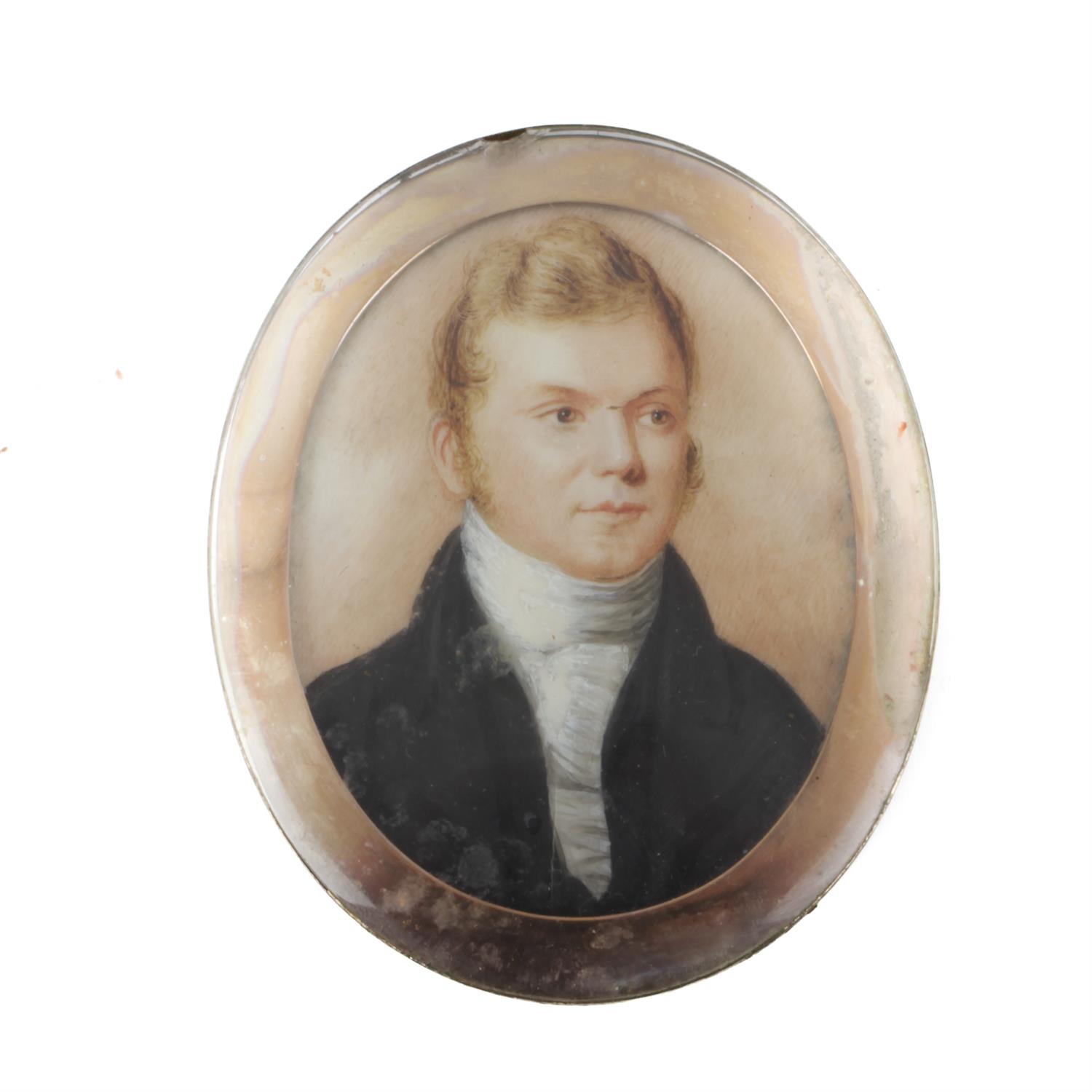 Five portrait miniatures of gentlemen - Image 5 of 8