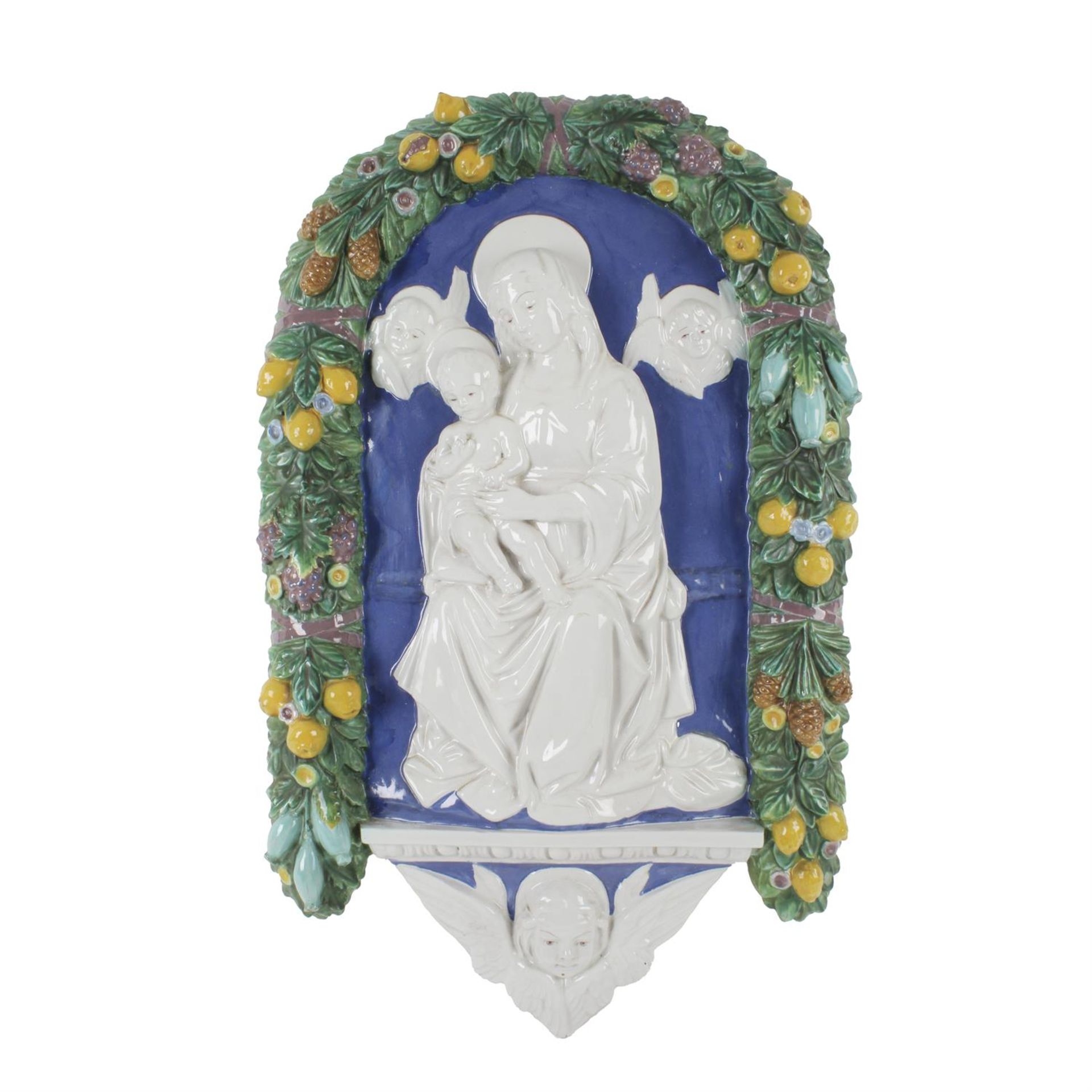 Cantagalli Madonna plaque