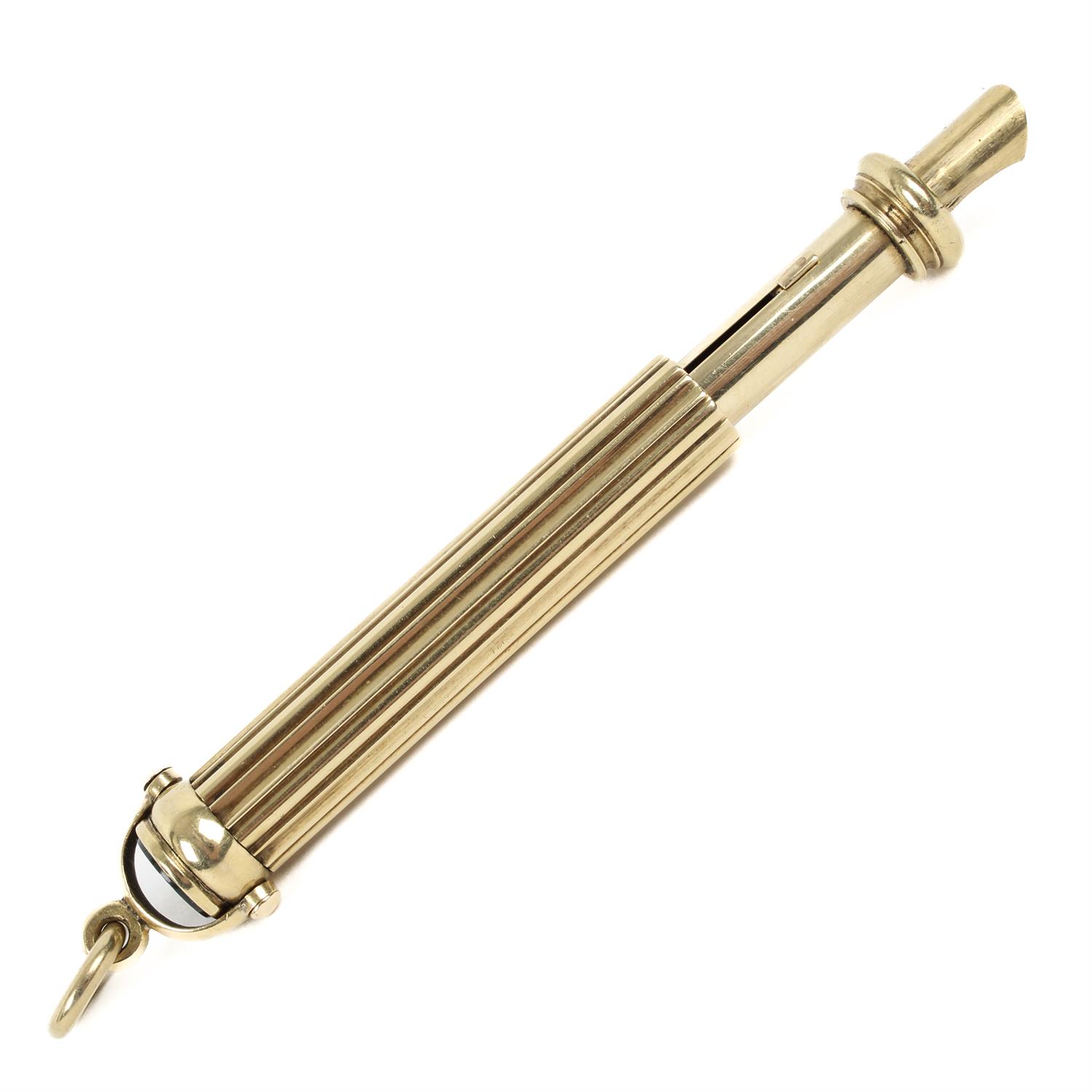 A Sampson Mordan & Co gold dip pen. - Bild 2 aus 2