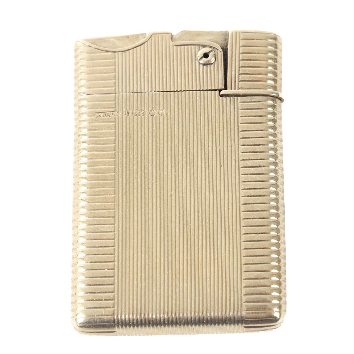 A 9ct gold 'Wafer' lighter by Asprey & Co - Image 2 of 5