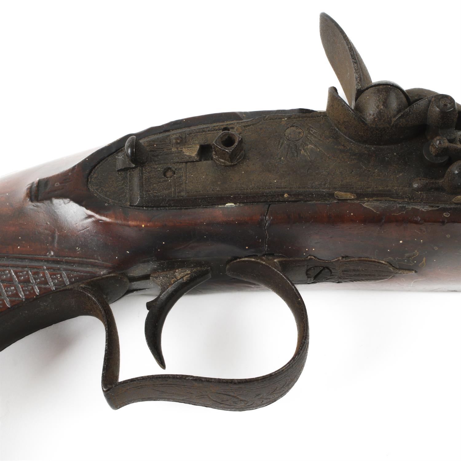 Smith of London flintlock pistol - Image 2 of 5