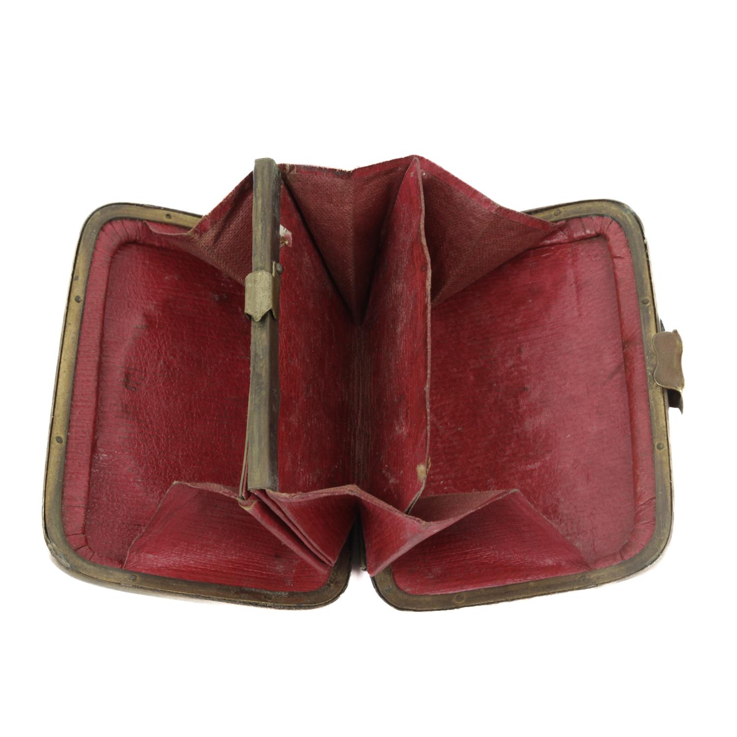 Alan Grainger 'Acornman' ashtray, bone dog whistle and a souvenir purse - Image 5 of 5