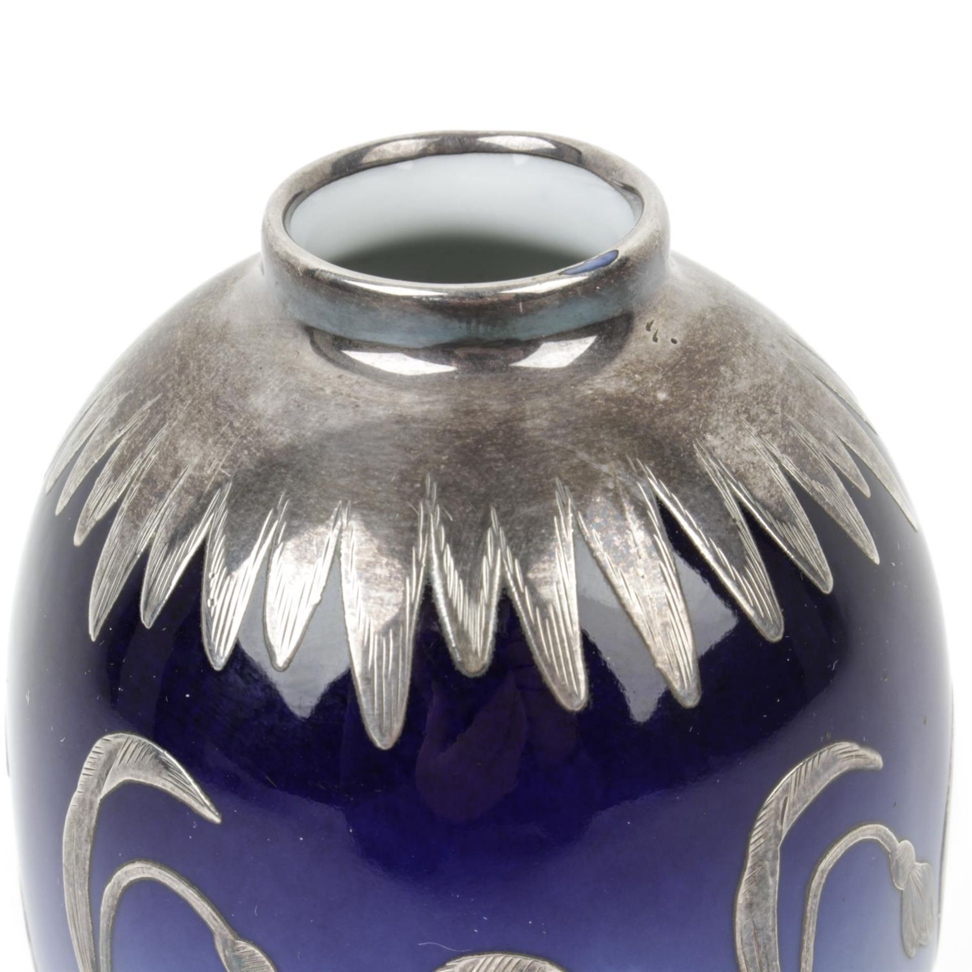 Rosenthal Art Nouveau overlay vase - Image 3 of 4