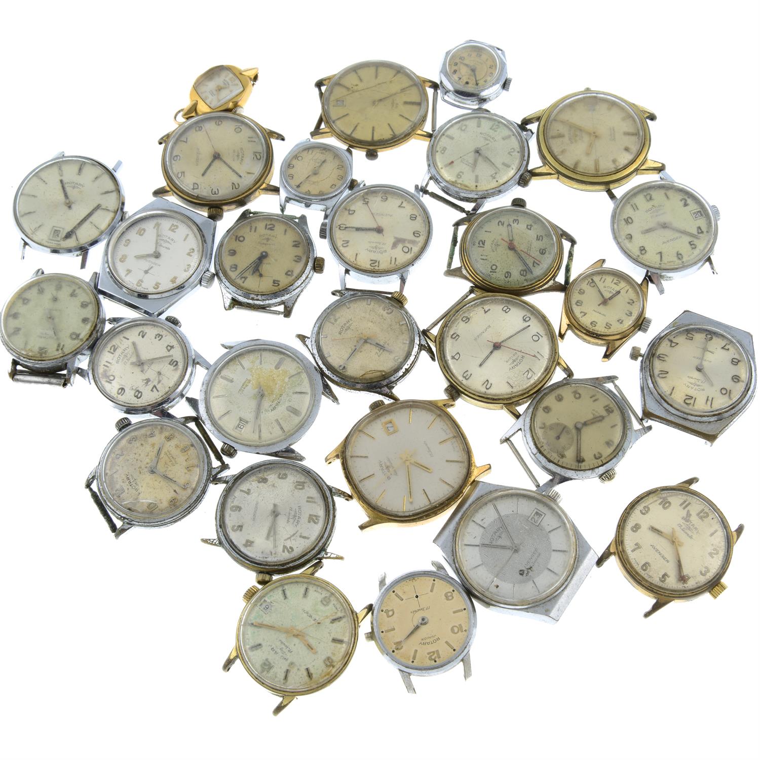 A group of mechanical Rotary watch heads. Approximately 30. - Image 2 of 2
