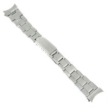 Rolex - a riveted Oyster watch bracelet.