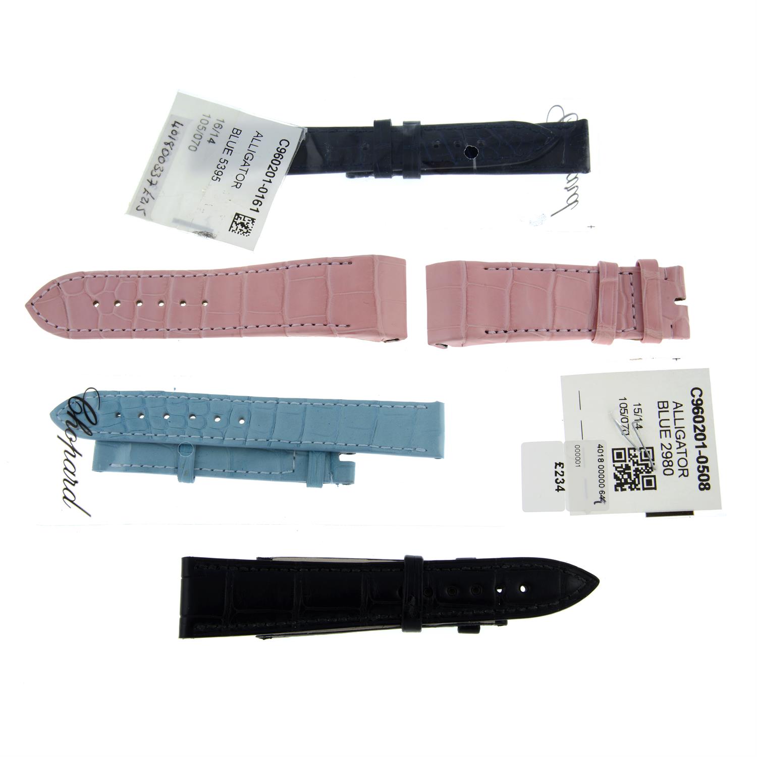 A group of watch straps. Approximately 25.