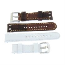 A group of assorted T.W. Steel watch straps. Approximately 200.