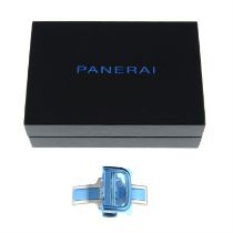 Panerai - a pair of clasps with a pair of pin buckles.