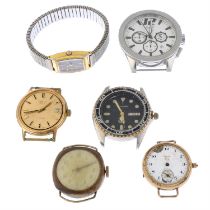 A large quantity of watches and watch parts.