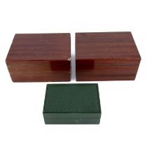 Rolex - a group of three watch boxes.