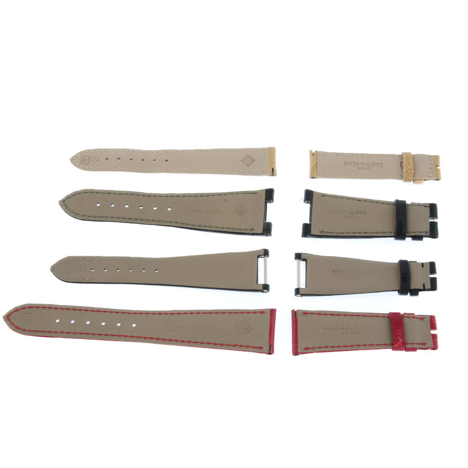 Patek Philippe - a group of four straps. - Image 2 of 2