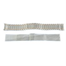 A group of assorted Hugo Boss watch bracelets. Approximately 100.