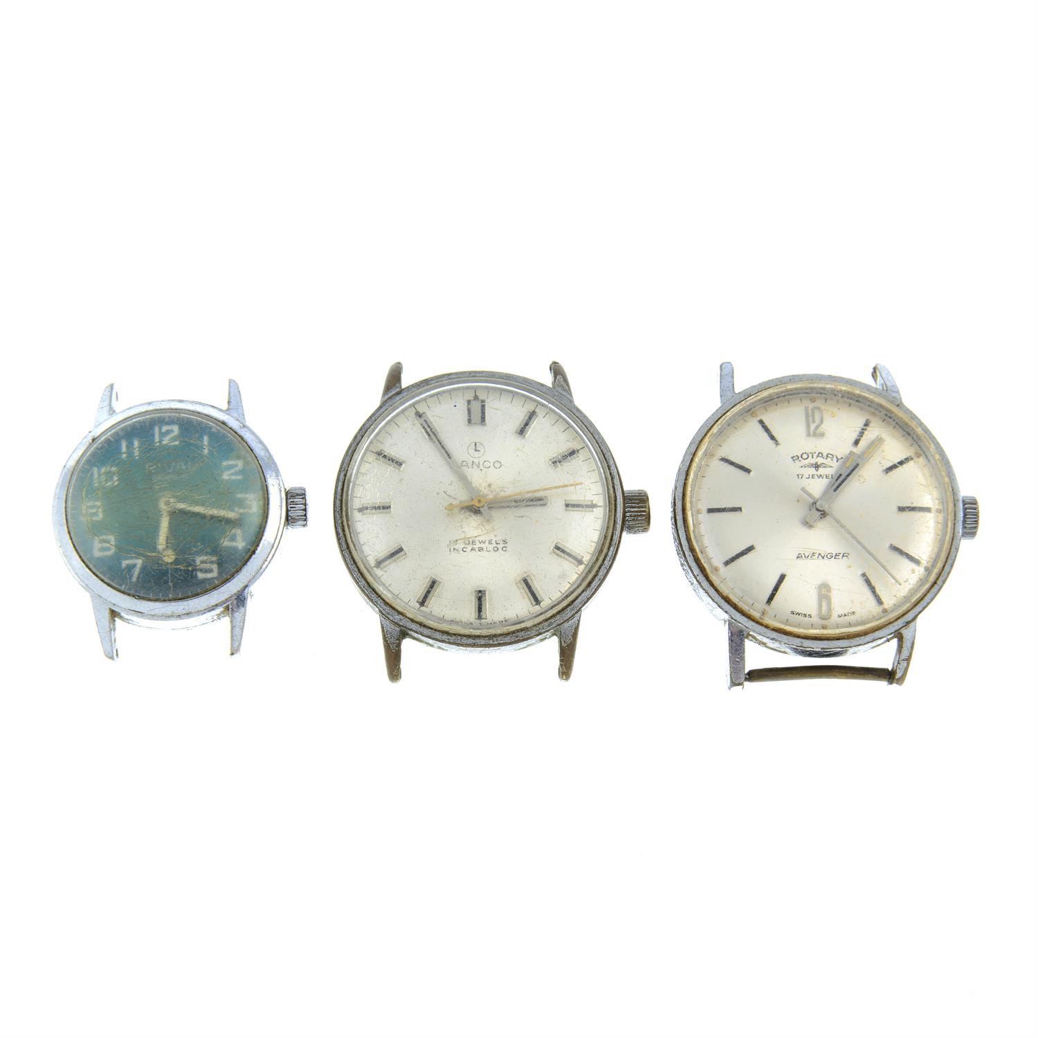 A group of mechanical watch heads. Approximately 30.