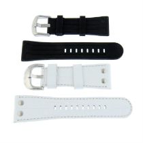 A group of assorted watch straps to include examples by T.W. Steel. Approximately 200.