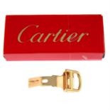 Cartier - an 18ct yellow gold deployant clasp.