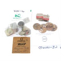 A large quantity of Omega parts and spares.