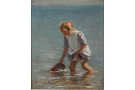 William Marshall Brown - Girl on the beach - Bild 1 aus 3