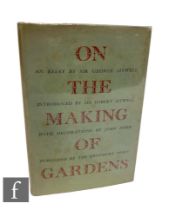 Sitwell, Sir George - 'On the Making of Gardens', published by The Dropmore Press, London, 1949,