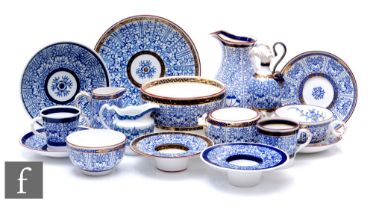 A mixed collection of 19th and 20th Century Royal Worcester 'Royal Lily' pattern items, to include