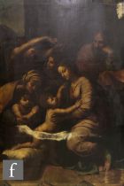 MELANIE VICTORINE THIERCY (FRENCH, LATE 19TH CENTURY) AFTER RAPHAEL - 'The Holy Family', oil on