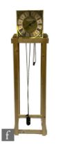 A late 18th to early 19th Century brass longcase clock movement by Ben Fieldhouse Leominster, thirty