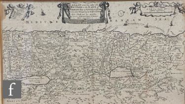 EMANUEL BOWEN - 'A New and Correct Map of the Netherlands or Low Countries', hand coloured