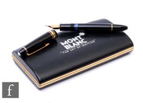 A Mont blanc Meisterstuck 4810 fountain pen, with 14K (585) gold nib, sold with box and guarantee.