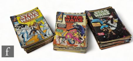 A collection of Marvel Star Wars Weekly comics, an almost complete run of issues #1 - #159, 106,