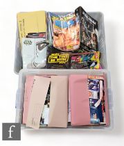 A large assorted collection of Star Wars collectables, to include Star Wars Weekly magazines,