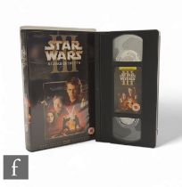 Star Wars Revenge of the Sith VHS, 2930903000, UK PAL edition, "NOT FOR RENTAL" to tape.