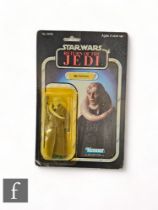 A Kenner Star Wars Return of the Jedi Bib Fortuna 3 3/4 inch action figure, sealed on a 77 back