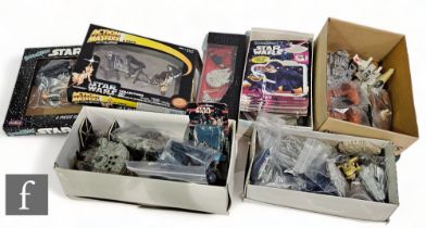 A collection of assorted Star Wars diecast toys, to include vintage Kenner items, Action Fleet and