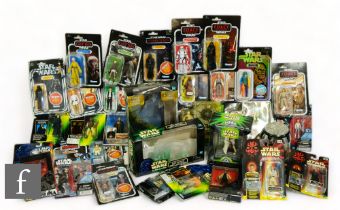 A collection of Kenner Star Wars action figures, to include Retro Collection, Vintage Collection,