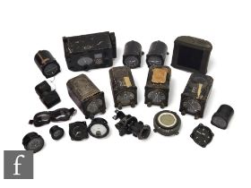 A large collection of aircraft dials, instruments and accessories. (qty)