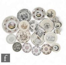 A collection of mid 19th Century ceramics to include examples from William Smith & Co and other